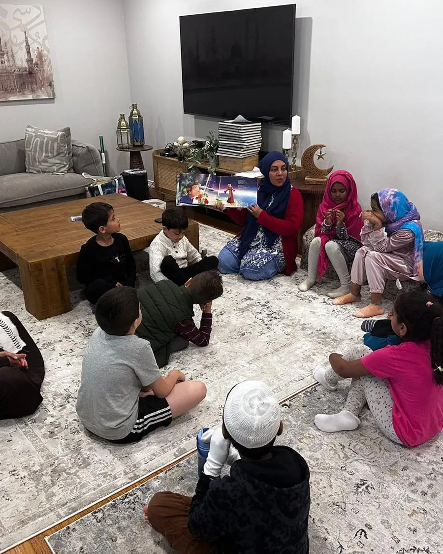 A child learning the Qur'an at the Centre